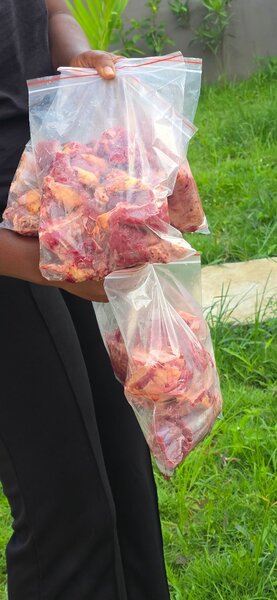 Viande fraîche en sachets