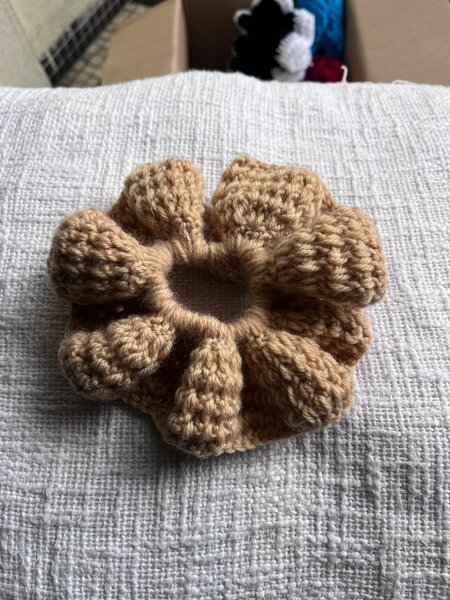 Chouchou tricoté coloré