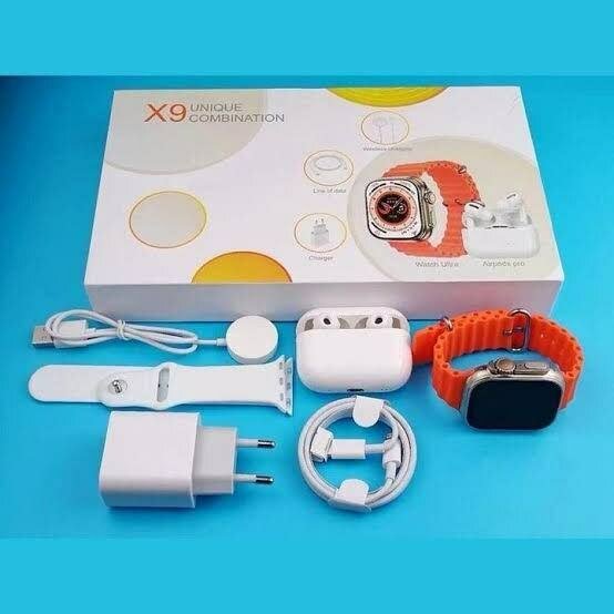 X9 Unique Combo Smart watch and airpods Price in Pakistan