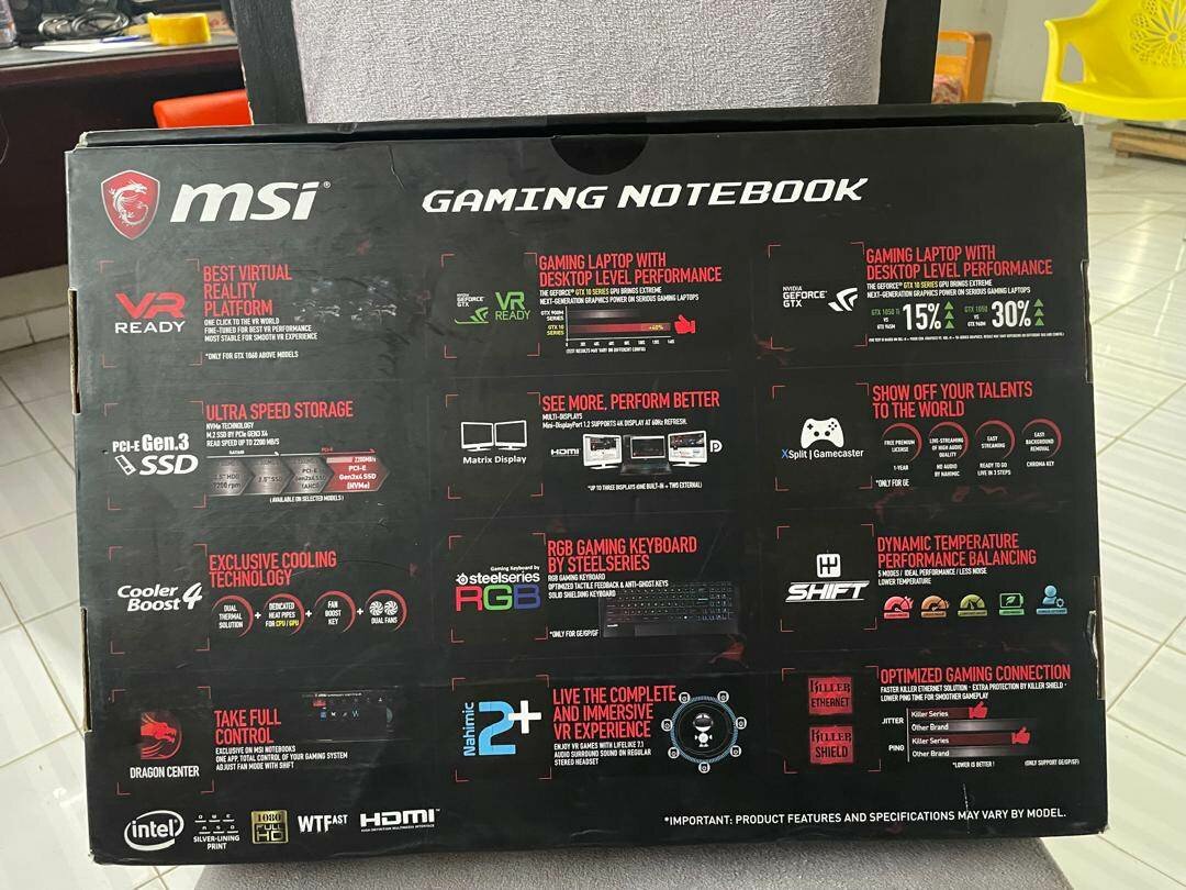 MSI NOTEBOOK GAMER