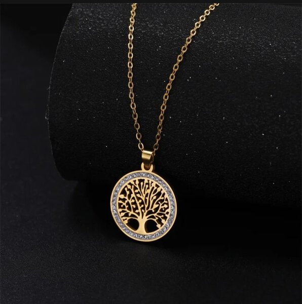 Collier Arbre de Vie Doré