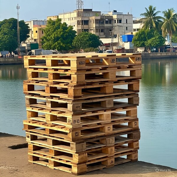 Palettes en bois robustes