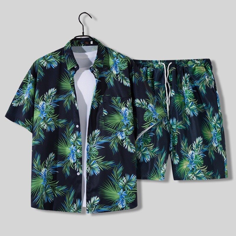 Ensemble d'été tropical homme