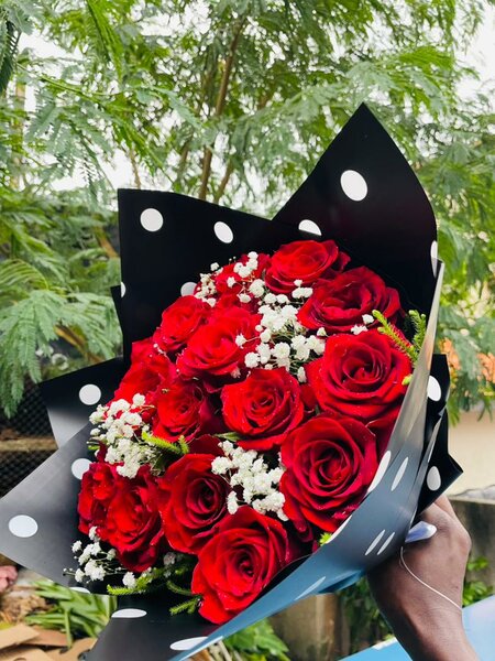 Bouquet de roses rouges