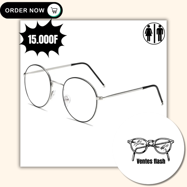 Lunettes anti-lumière bleu, anti Uv+Coffret