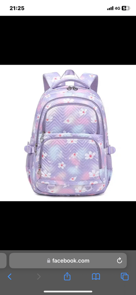 Sac à dos floral violet