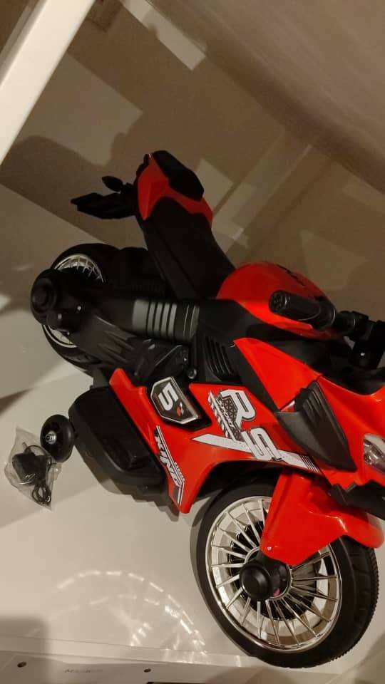 Moto électrique enfant rouge