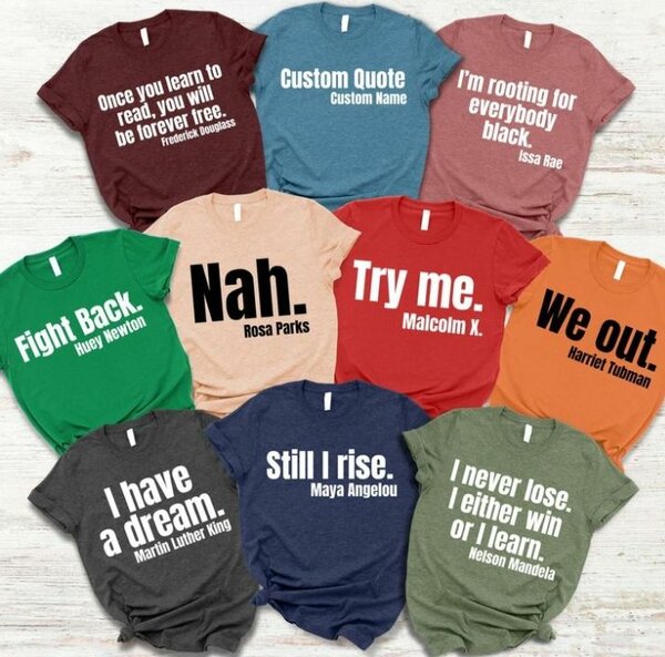 Bulk customized t-shirts