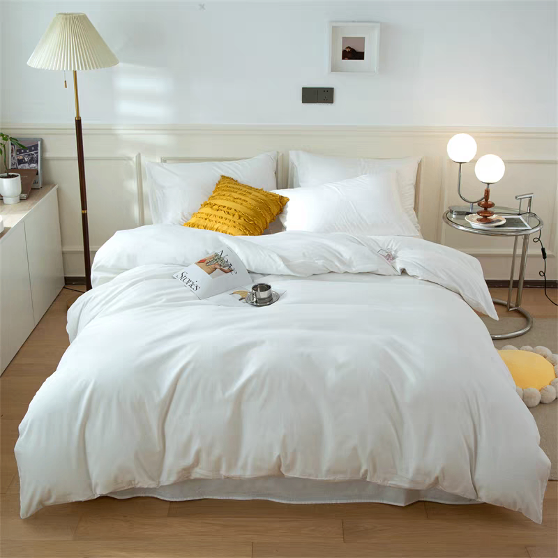 Couette Unies avec deux taies