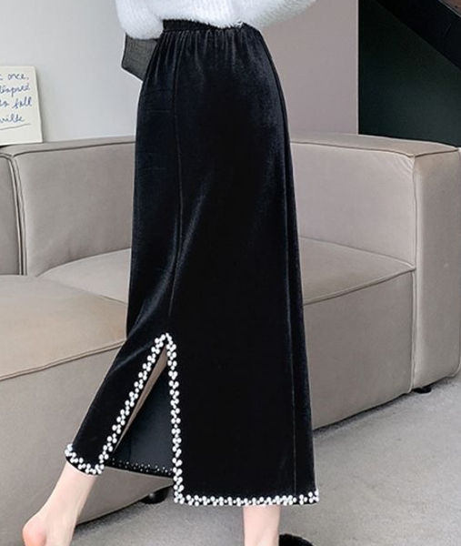 Бархатная юбка