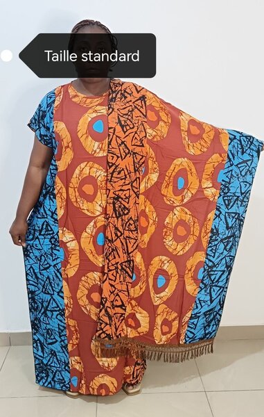 Caftan africain coloré