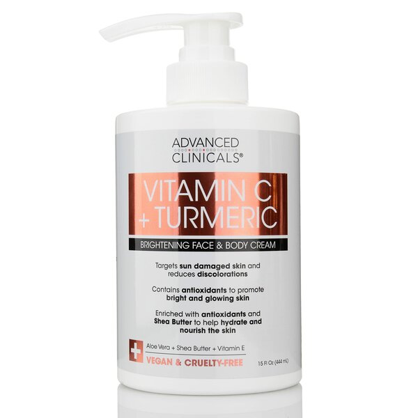 Advanced Clinicals Vit. C & Tumeric Body Lotion