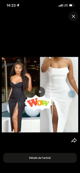 Robe mi-longue élégante