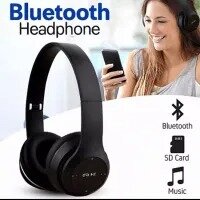 P47 Bluetooth Foldable Headset with Microphone Support Fm Radio TF for PC Smartphone and Tablet