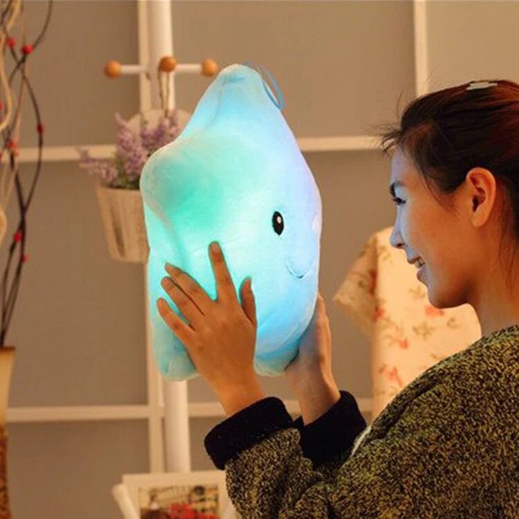 Coussin Étoile Lumineux LED