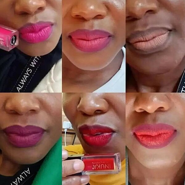 Inuka lipsticks matte and satin