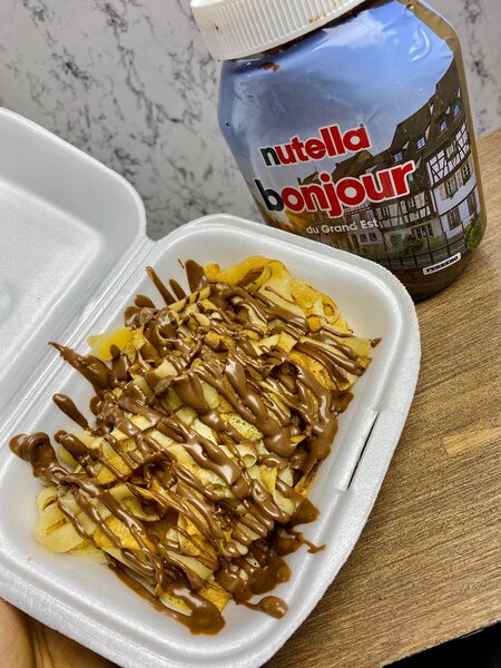 Crêpes fettucine Nutella