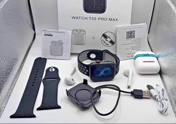 MONTRE CONNECTÉE +AIRPOD + 2 BRACELETS