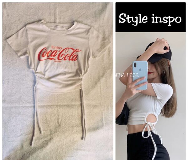 Salaula crop tops and tops