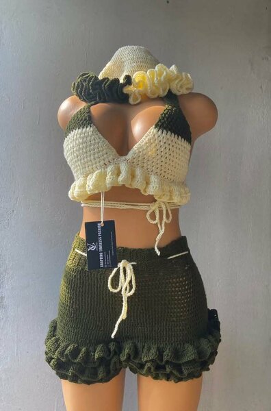 Maillot crochet bohème