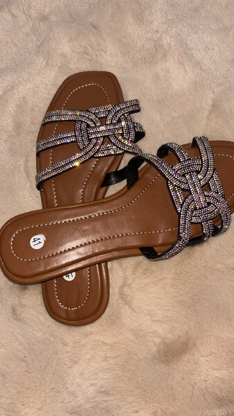 Sandales à strass femme