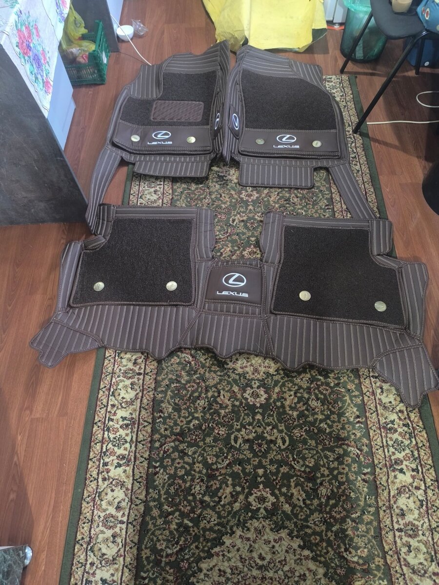 5 D Эко кожа полики  для салона Лексус. Модель;СТ. Цвет:кофе