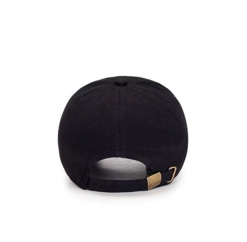 Casquette noire unisexe