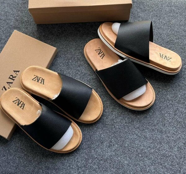 Sandales confort en cuir Zara