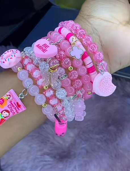 Bracelets en perles charmantes