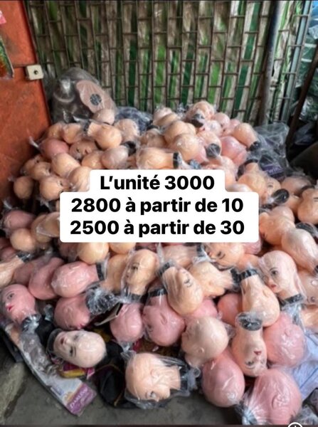 Tête de Mannequin Formation Coiffure