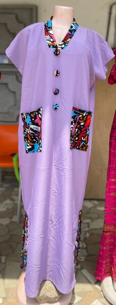 Robe d'été longue imprimée