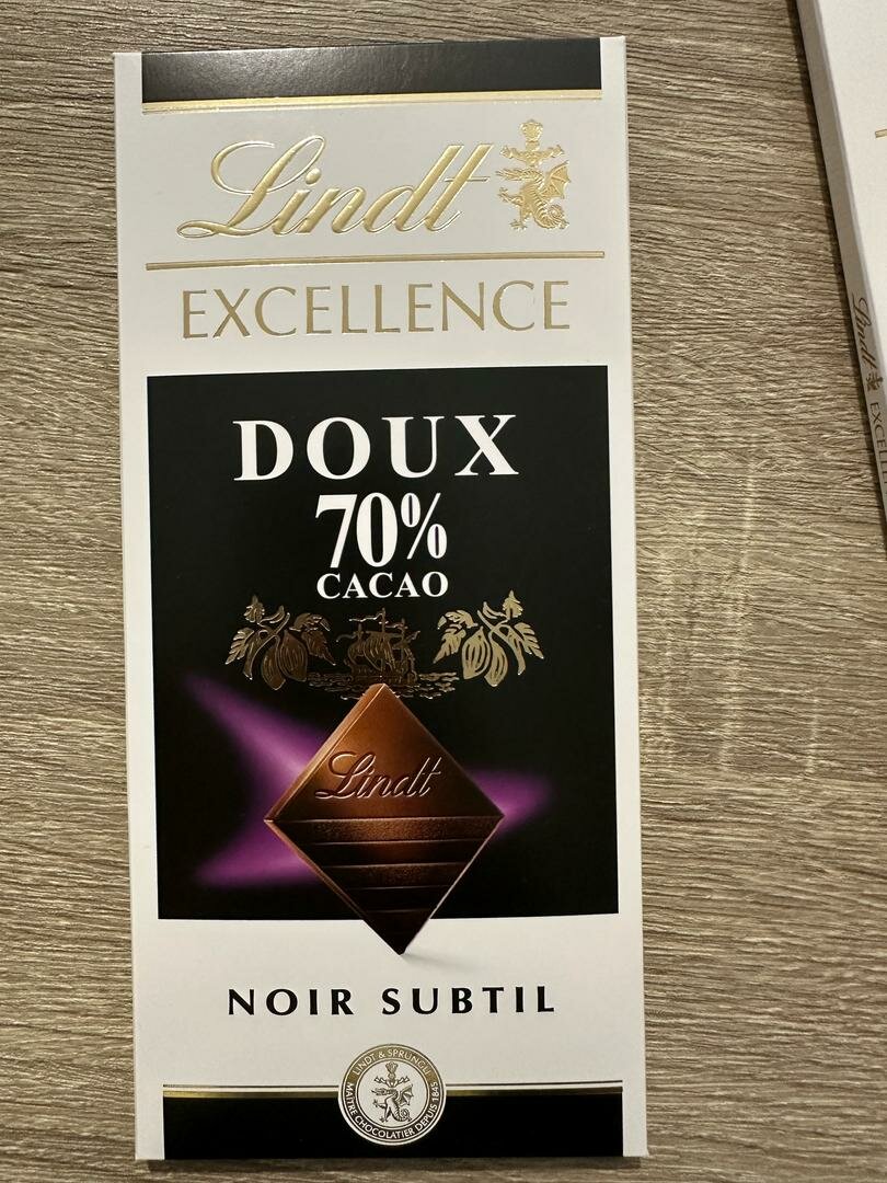 Chocolat Noir Lindt 85% Cacao
