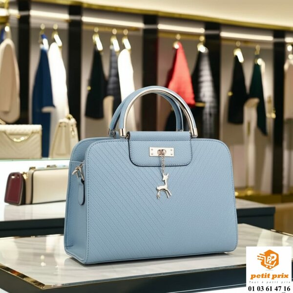 Sac à main bleu class