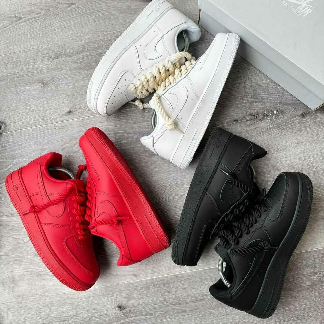 Air Force 1 high/Airforce 1 low brown and Airforce 1