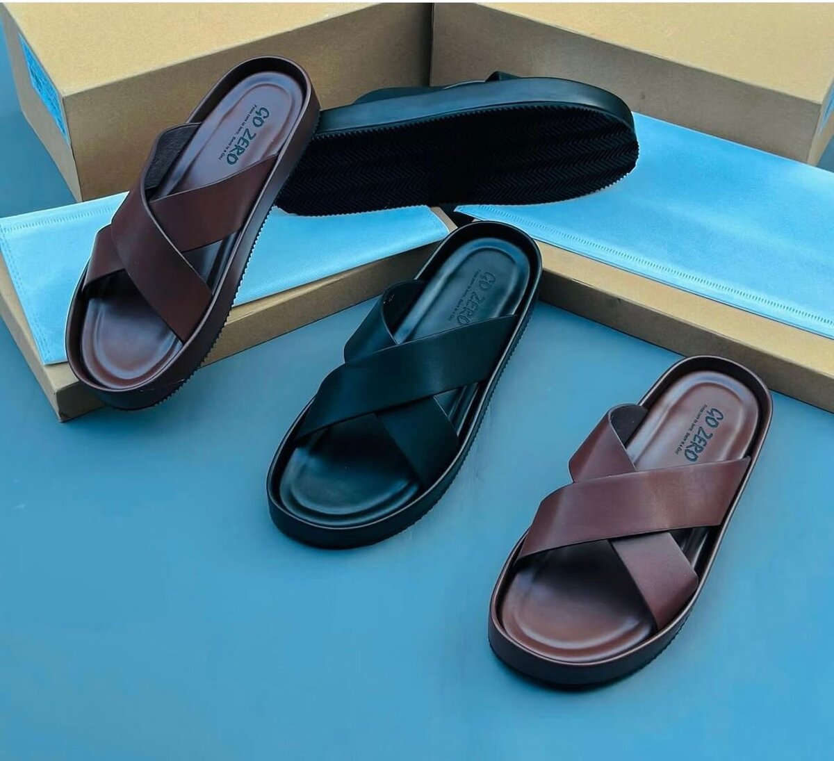 Sandales confortables homme
