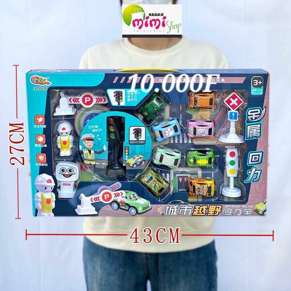 Jeu de voitures miniatures