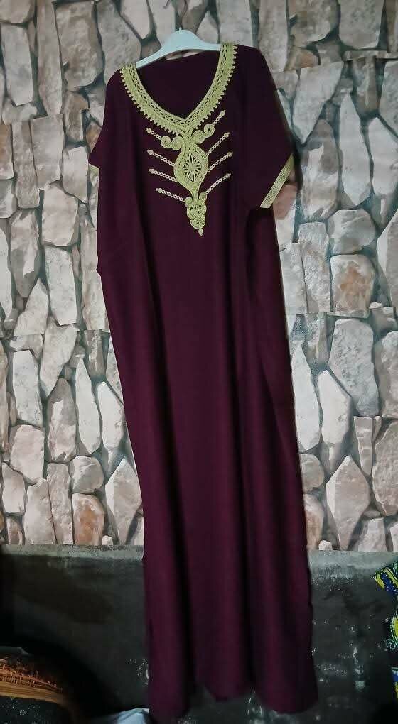 Boubou marocain coton glacé