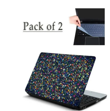 Pack Of 2-Laptop Back Skin Sticker-Laptop Back Skin-Laptop Skin Vinyl Sticker Decal, 13 13.3 14.6 15 15.4 15.6 inch Laptop Skin Sticker Cover For All Laptops