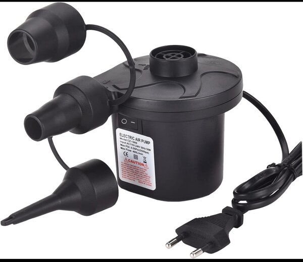 Pompe à air électrique pour gonfler et dégonfler avec 3 buse