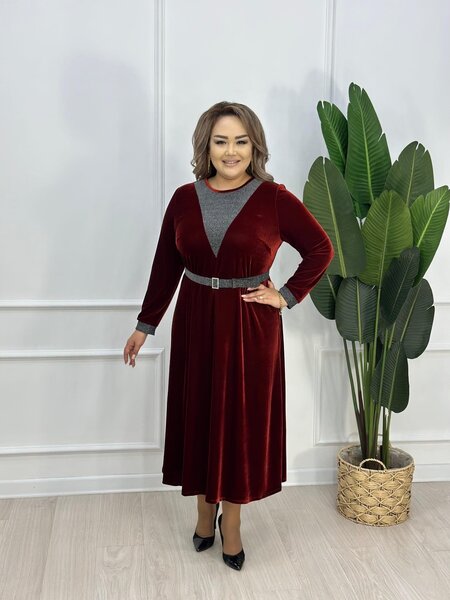 Платья велюр