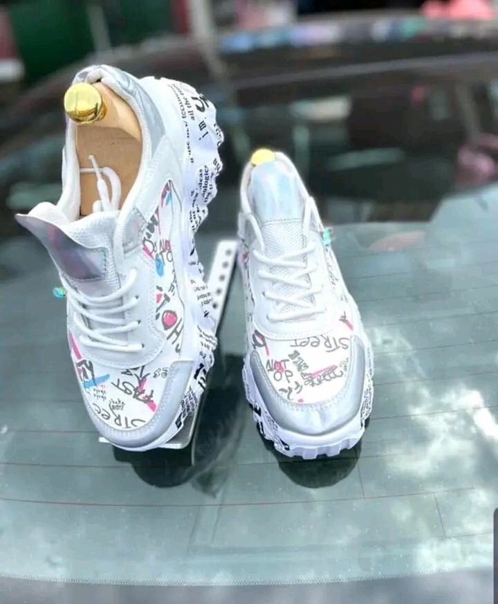 Sneakers tendance multicolores