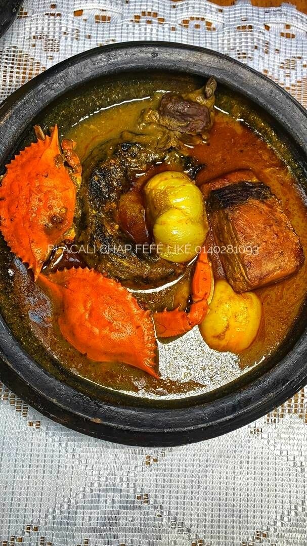 Foufou-sauce claire _attieké h