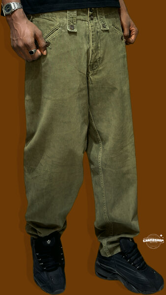 Pantalon cargo ample homme