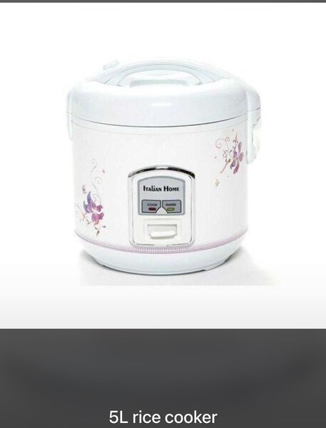 Italian Home Rice cooker 5 Liters capacity