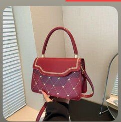 High-quality, stylish trapezoid-shaped women's bag