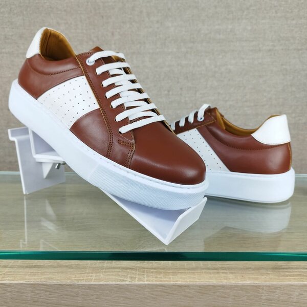 Sneakers en cuir élégantes