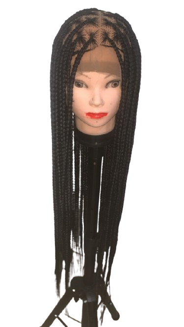 Perruque tressée longue