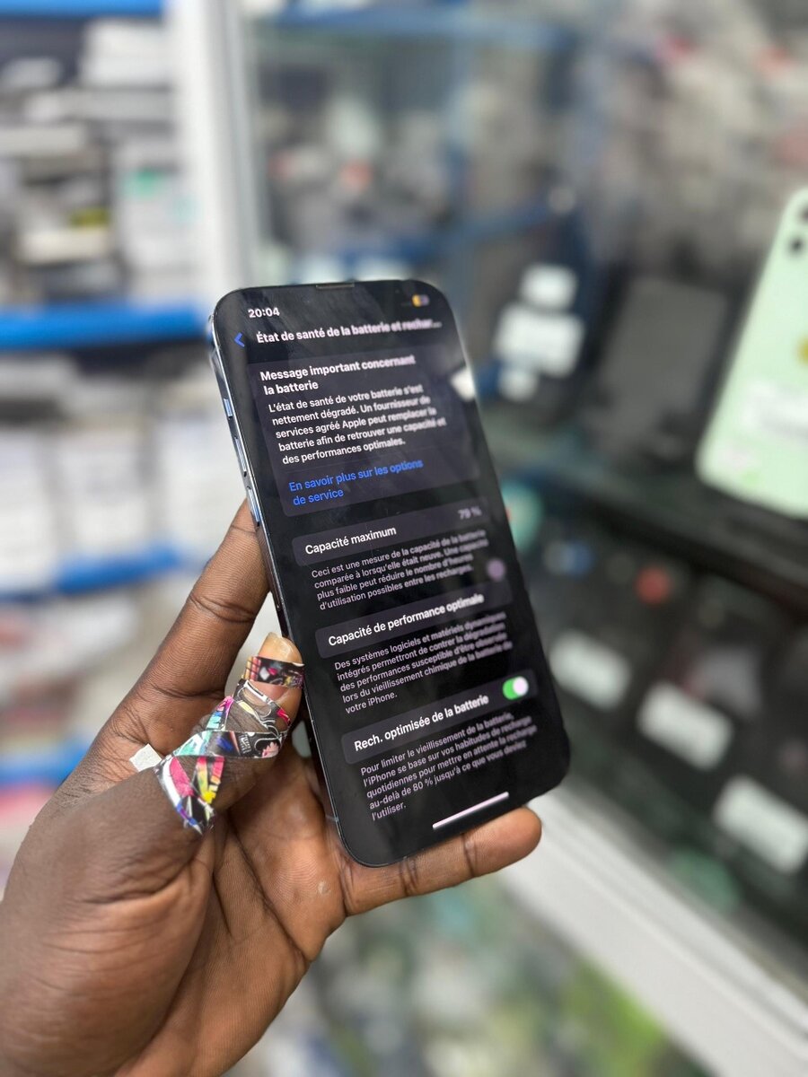 Smartphone moderne haute technologie