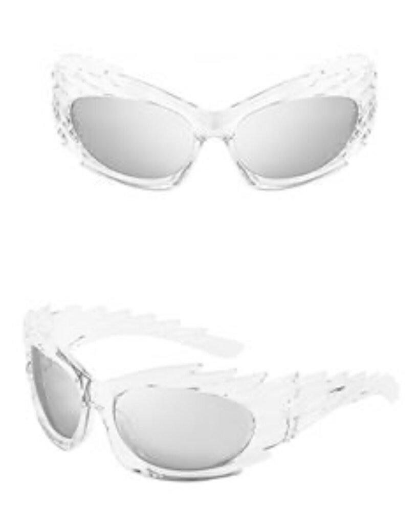 Lunettes de soleil futuristes élégantes