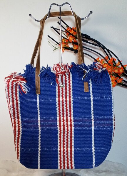 Sac caba rayé coloré